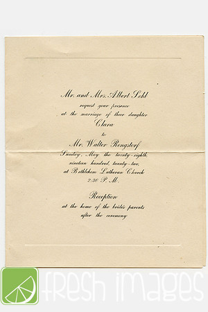1922 Walter Clara Wedding 3