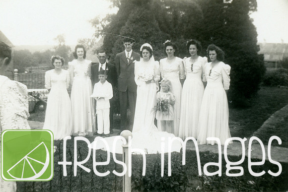 1944-9 Elvira Lloyd Wedding 1