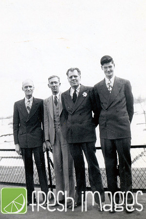 1944-9 Elvira Lloyd Wedding men