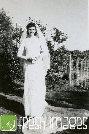 1946-9 Verna Marvin Wedding 1