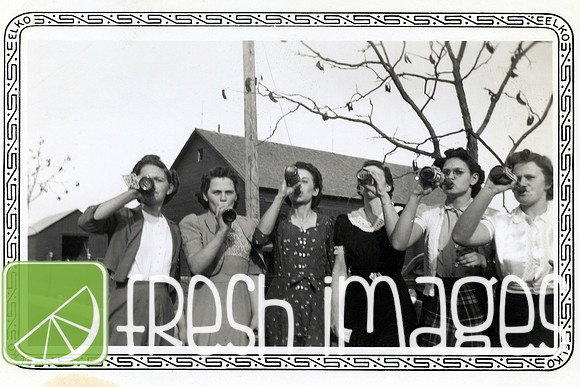 1947 Girls Drinking