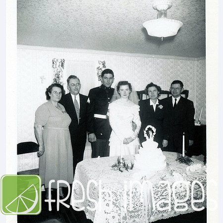 1953 Gene LolaMae Wedding 1