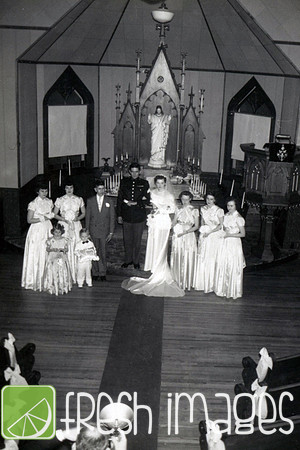 1953 Gene LolaMae Wedding Wedding 12