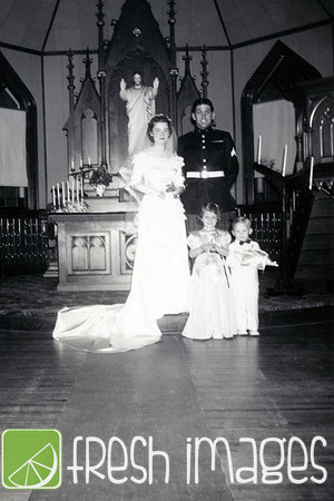 1953 Gene LolaMae Wedding Wedding 13