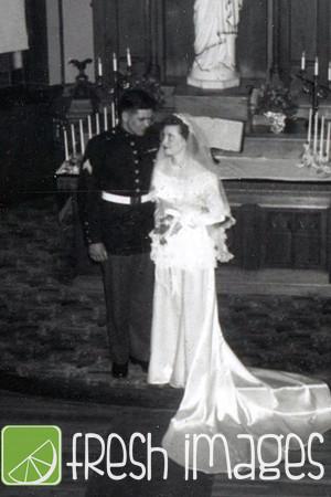 1953 Gene LolaMae Wedding Wedding 14b