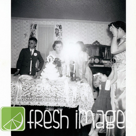 1953 Gene LolaMae Wedding Wedding 17