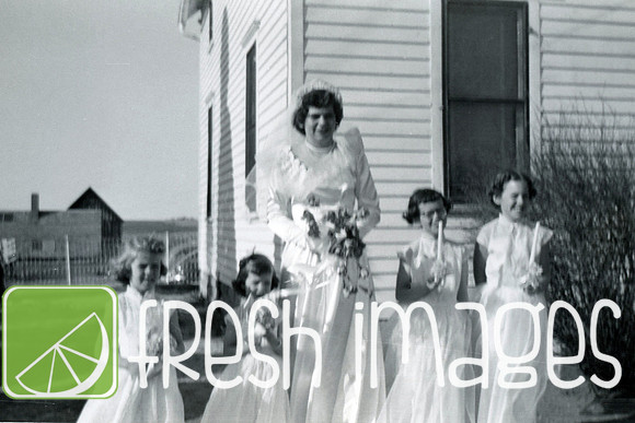 1953 Lola Wilmer Wedding 1
