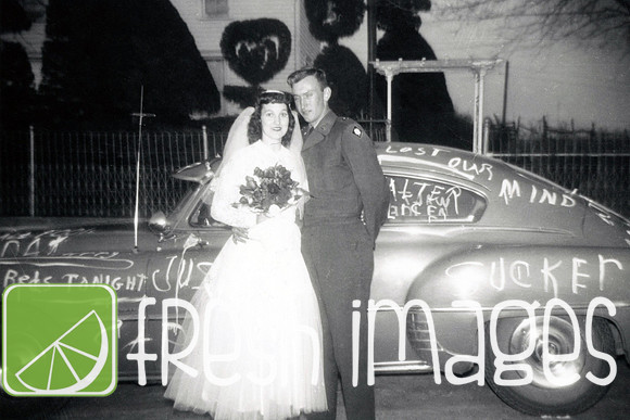 1954 Wedding Alice Walt 2