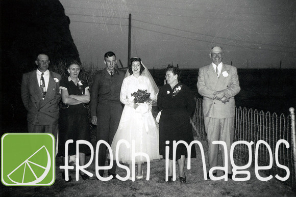 1954 Wedding Alice Walt 3