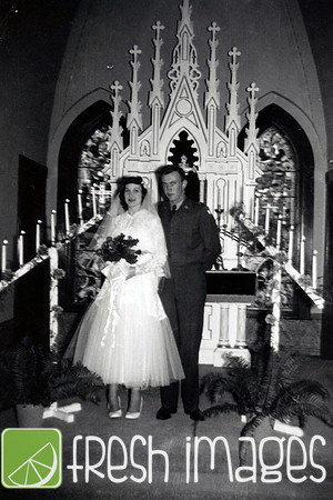 1954 Wedding Alice Walt 5
