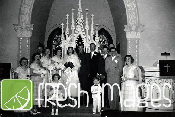 1954 Wedding Alice Walt 6