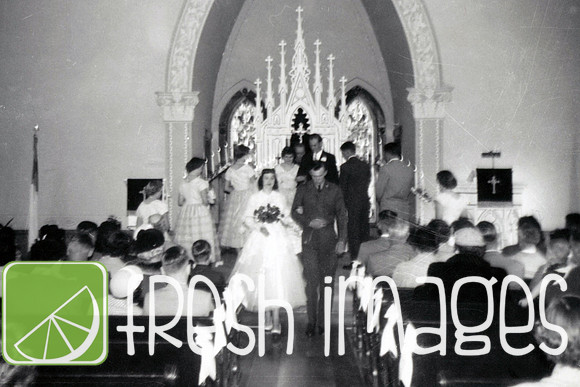1954 Wedding Alice Walt 7