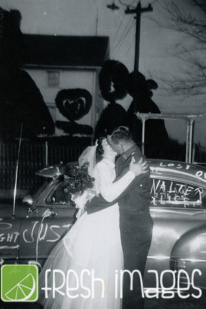 1954 Wedding Alice Walt