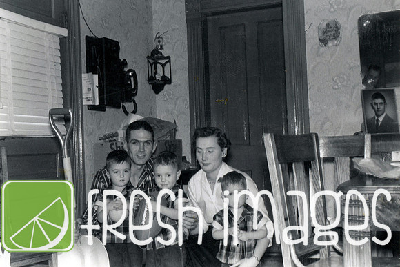 1957 Gene LolaMae Curt Doug Dennis