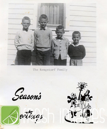 1965 Christmas Rengstorf Family