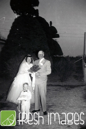 1954 Wedding Alice Walt 4